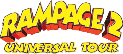 Rampage 2 Universal Tour logo for Playstation